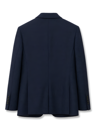 Tom Ford Navy Wool and Cashmere Tailored Blazer