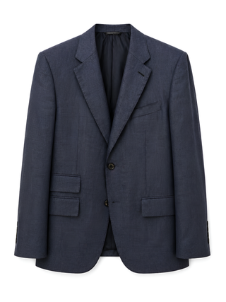 Tom Ford Slate Blue Textured Tailored Blazer