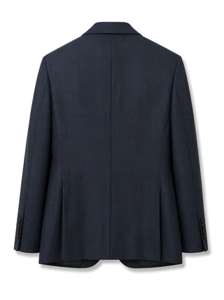 Tom Ford Slate Blue Textured Tailored Blazer