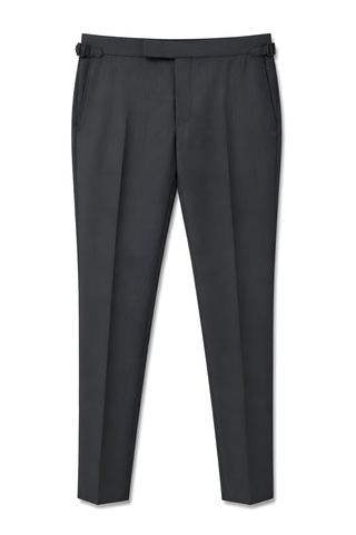 Tom Ford Grey Charcoal Wool Tailored Trousers