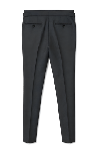 Tom Ford Grey Charcoal Wool Tailored Trousers
