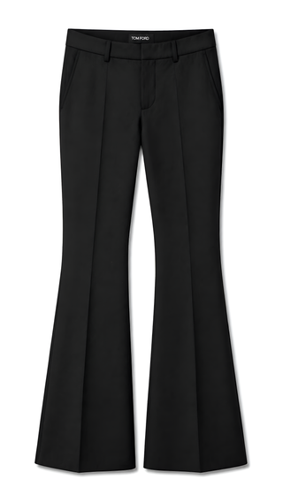 Tom Ford Black Flared Tailored Trousers