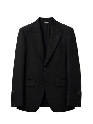 Tom Ford Black Dylann Wool Tailored Suit