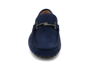 Tod’s Navy Suede Gommino Driving Loafers