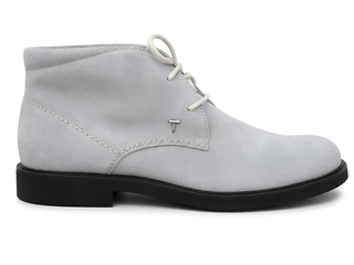Tod’s Light Grey Suede Desert Boots