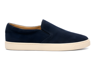 Brunello Cucinelli Mens Slip-On Loafers In Blue
