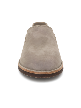 Brunello Cucinelli Taupe Suede Slip-On Shoes