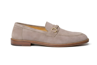 Brunello Cucinelli Mens Horsebit Loafers In Taupe