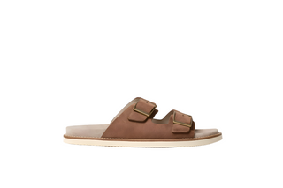 Brunello Cucinelli Mens Sandles With Buckles In Nut