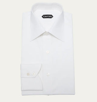 Tom Ford Cotton Point-Collar Button-Down Shirt