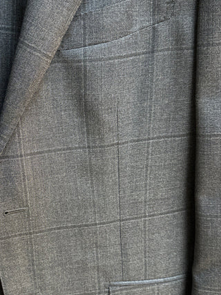 Tom Ford Plaid Wool Two-Piece Suit, Gray