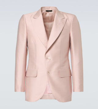 Tom Ford Silk-Blend Two-Button Single-Breasted Pink Suit