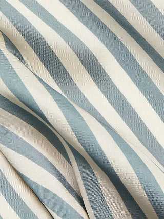 Brunello Cucinelli Striped Halter Neck Belted Maxi Dress
