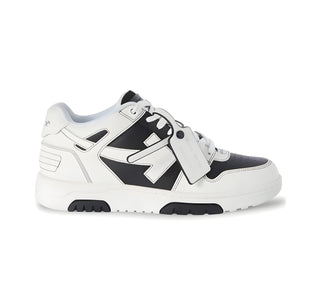 OFF WHITE Off-White Leather Arrow Motif Low-Top Sneakers