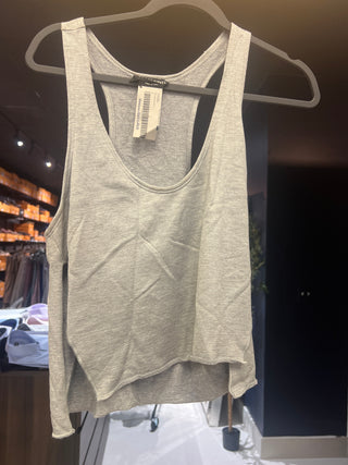 Tom Ford Knit Racerback Tank Top in Heather Grey