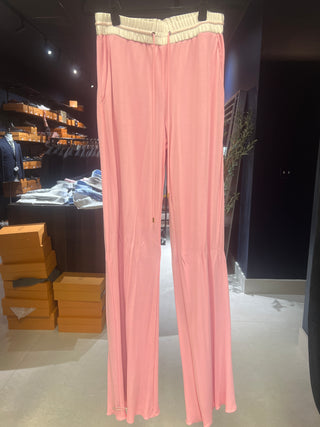 Tom Ford Jersey Drawstring Wide-Leg Trousers Pink