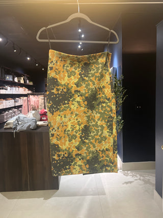 Tom Ford Multicolor Camouflage Print Straight Skirt