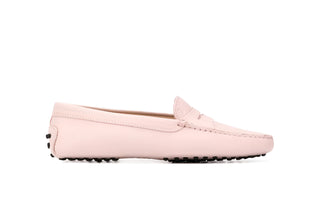 Tods Leather Gommino Driving Shoes Light Pink