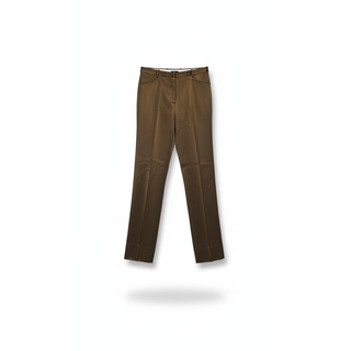 Tom Ford Khaki Green Twill Tailored Trousers