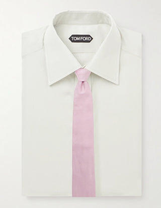 Tom Ford Lyocell and Silk Point-Collar Dress Shirt