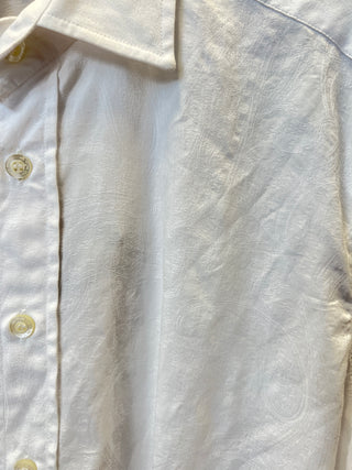 ETRO Cotton Subtle Paisley Print Button-Down Shirt