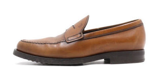 Tods Leather Moccasin Penny Loafers