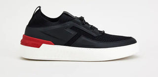 Tods Technical Mesh Low-Top Sneakers with Contrast Heel