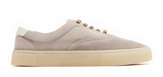 Brunello Cucinelli Suede Knotted Eyelet Low-Top Sneakers