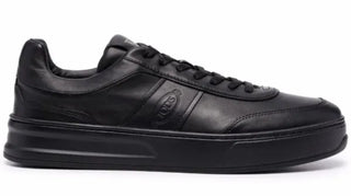 Tods Leather Embossed-Logo Low-Top Sneakers