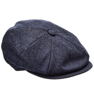 Brunello Cucinelli Textured Wool Blend Panelled Newsboy Cap