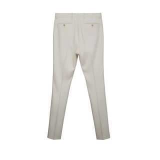 Tom Ford Ivory Cotton Silk Trousers
