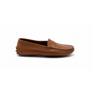 TODS WOMENS LOAFERS IN BRANDY