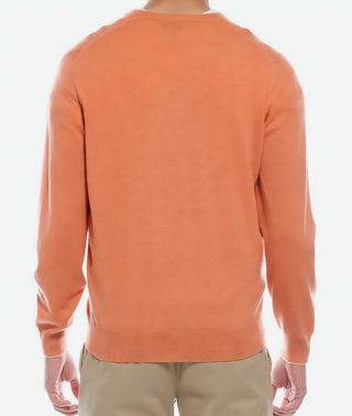 Brunello Cucinelli Brunello Cucinelli Fine Knit V-Neck Sweater, Peach