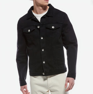 Brunello Cucinelli Washed Cotton Button-Front Trucker Jacket
