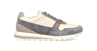 Brunello Cucinelli Mens Sneaker In Grey Suede