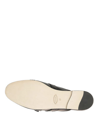 Tods Leather Logo-Embossed Band Mules