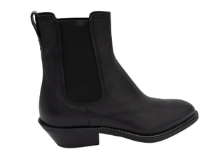 Tods Leather Heeled Chelsea Boots in Black