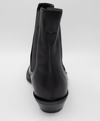 Tods Leather Heeled Chelsea Boots in Black