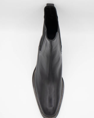 Tods Leather Heeled Chelsea Boots in Black