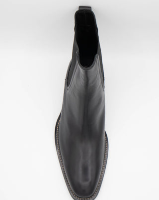 Tods Leather Heeled Chelsea Boots in Black