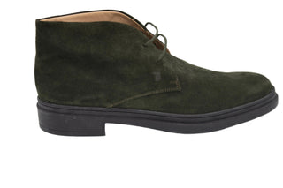 Tods Tod's Suede Lace-Up Chukka Boots in Dark Green