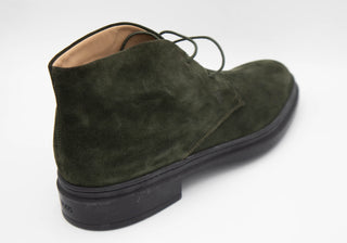 Tods Tod's Suede Lace-Up Chukka Boots in Dark Green