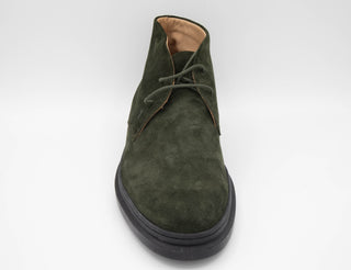 Tods Tod's Suede Lace-Up Chukka Boots in Dark Green