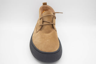 Tods Suede Lace-Up Chukka Boots with Chunky Sole