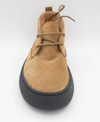 Tods Suede Lace-Up Chukka Boots with Chunky Sole