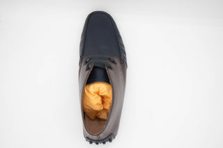 Tods Leather Two-Tone Gommino Chukka Boots