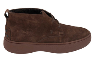 Tods Suede Lace-Up Platform Boots