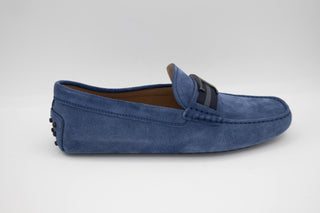 Tods Suede Gommino Driving Shoes with Metal Buckle