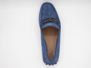 Tods Suede Gommino Driving Shoes with Metal Buckle