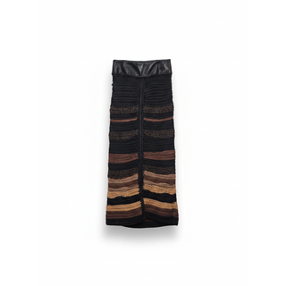 Tom Ford Women's Leather & Crochet Skirt